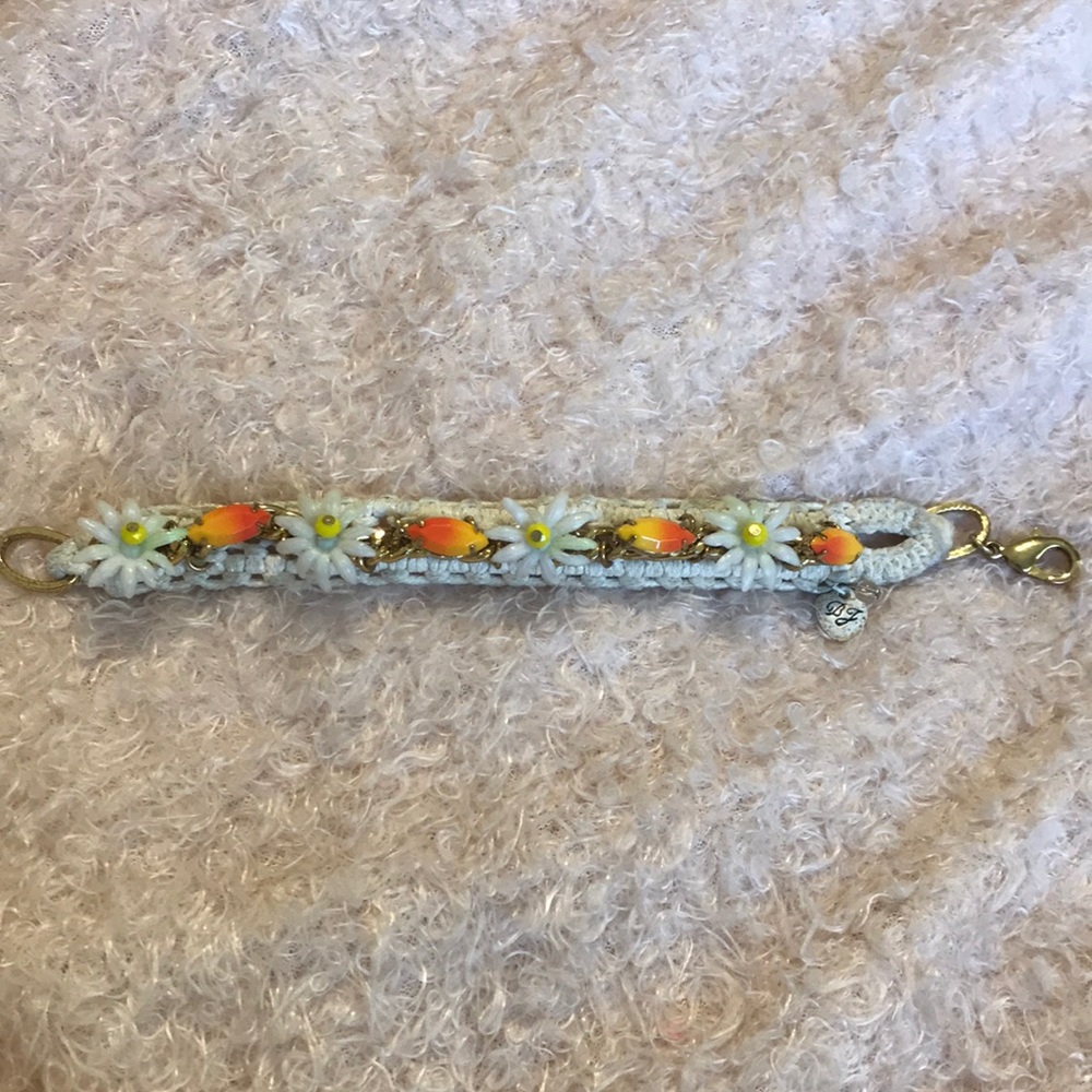Betsey Johnson Vintage Flower Bracelet